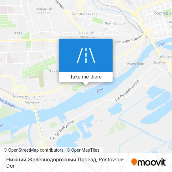Нижний Железнодорожный Проезд map