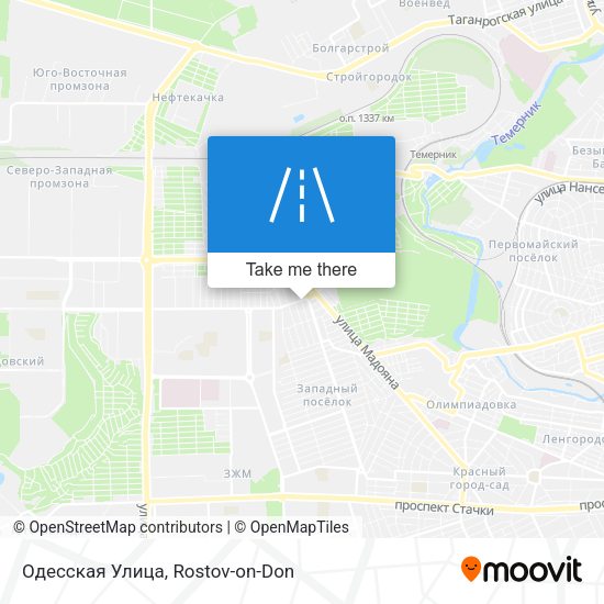 Одесская Улица map