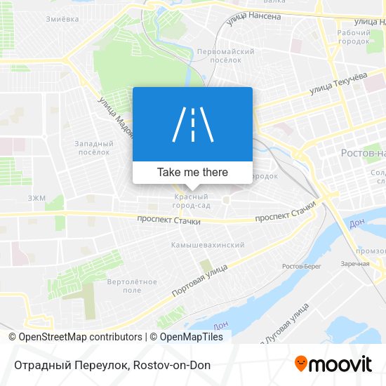 Отрадный Переулок map