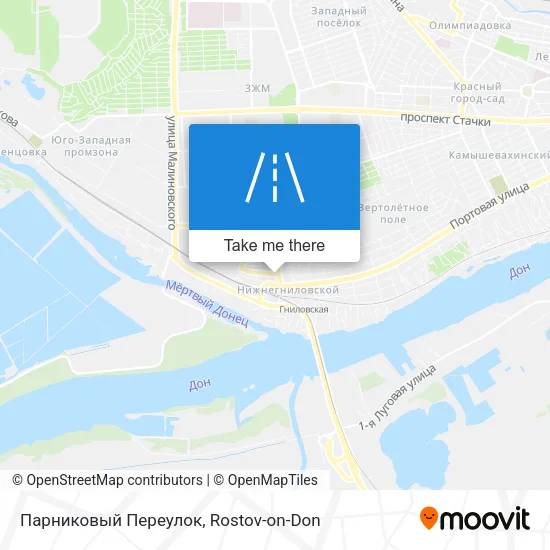 Парниковый Переулок map