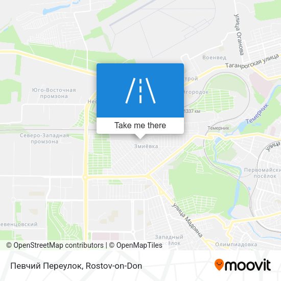 Певчий Переулок map