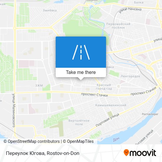 Переулок Югова map