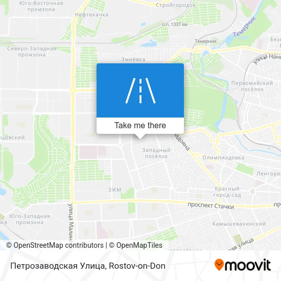 Петрозаводская Улица map