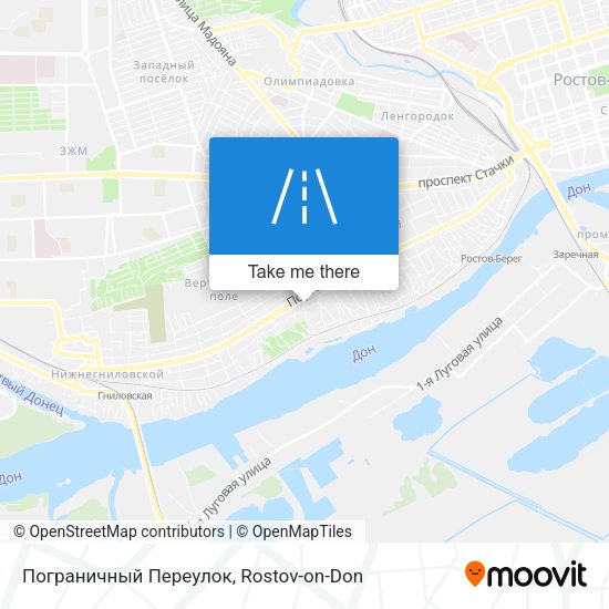 Пограничный Переулок map