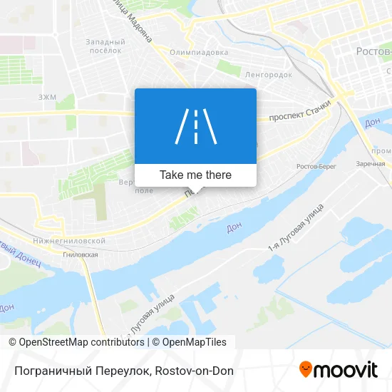 Пограничный Переулок map