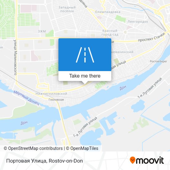 Портовая Улица map
