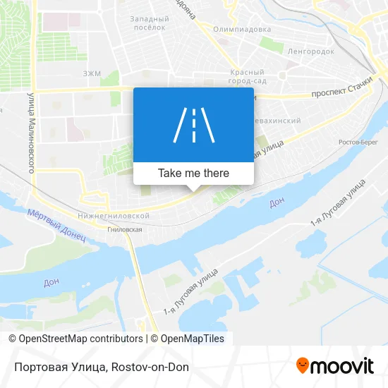 Портовая Улица map
