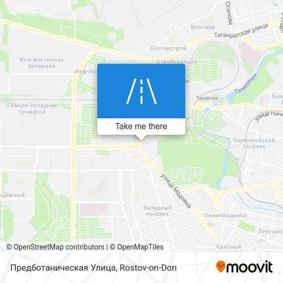 Предботаническая Улица map