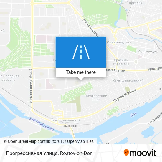 Прогрессивная Улица map
