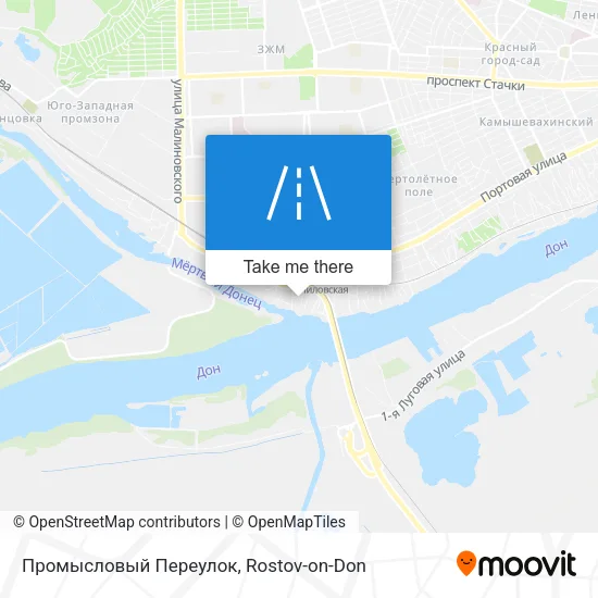 Промысловый Переулок map