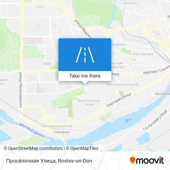 Просёлочная Улица map