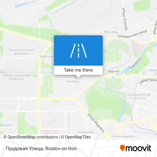 Прудовая Улица map