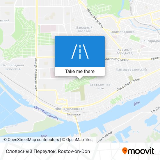Словесный Переулок map