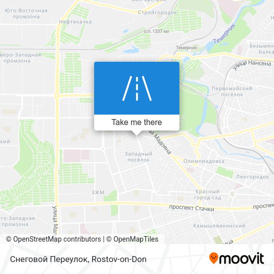 Снеговой Переулок map