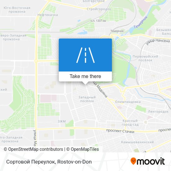 Сортовой Переулок map