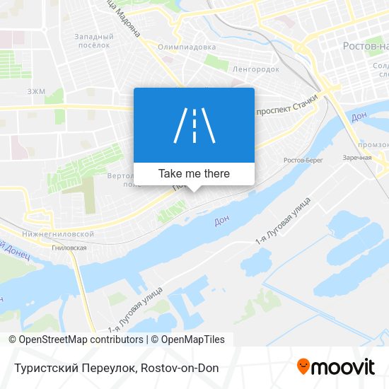 Туристский Переулок map