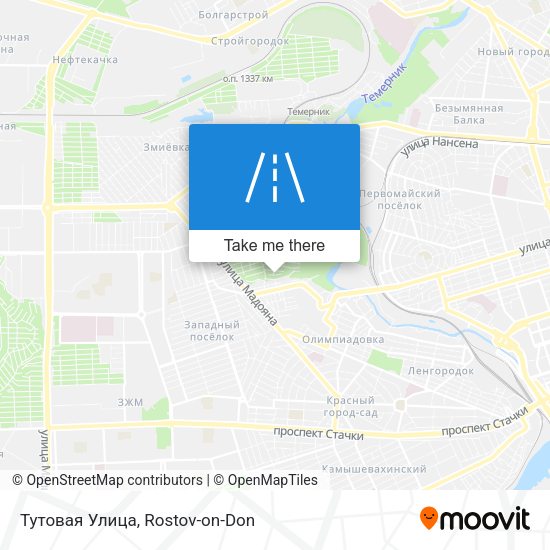 Тутовая Улица map