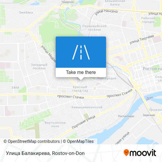Улица Балакирева map