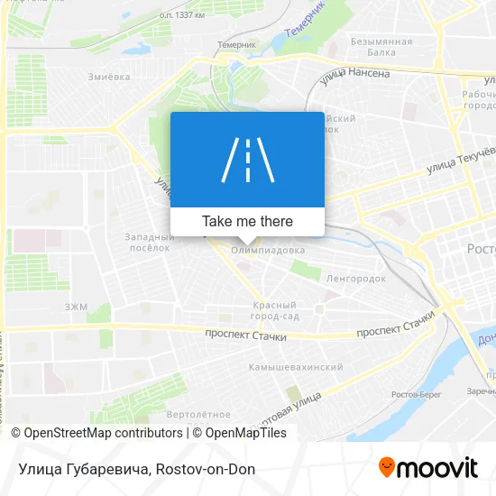 Улица Губаревича map