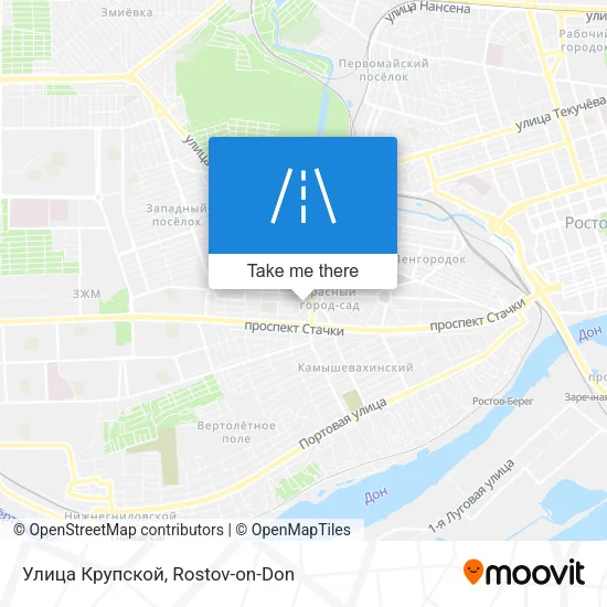 Улица Крупской map