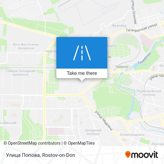 Улица Попова map