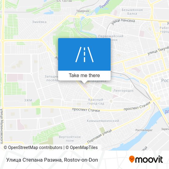 Улица Степана Разина map