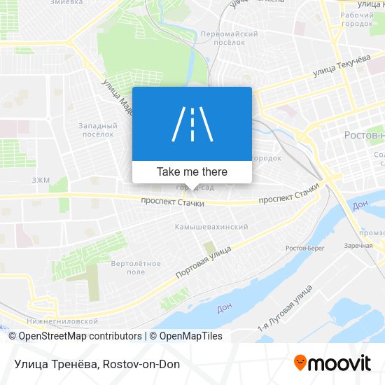 Улица Тренёва map