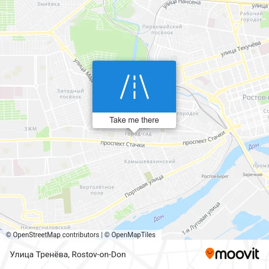 Улица Тренёва map