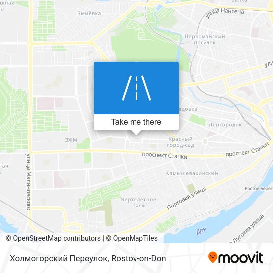Холмогорский Переулок map