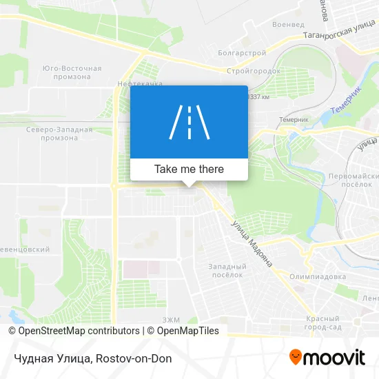 Чудная Улица map