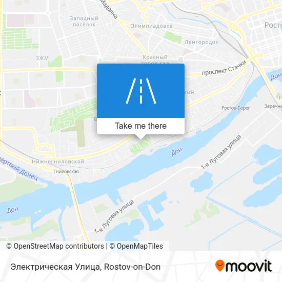 Электрическая Улица map