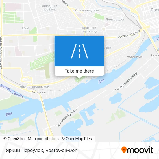 Яркий Переулок map
