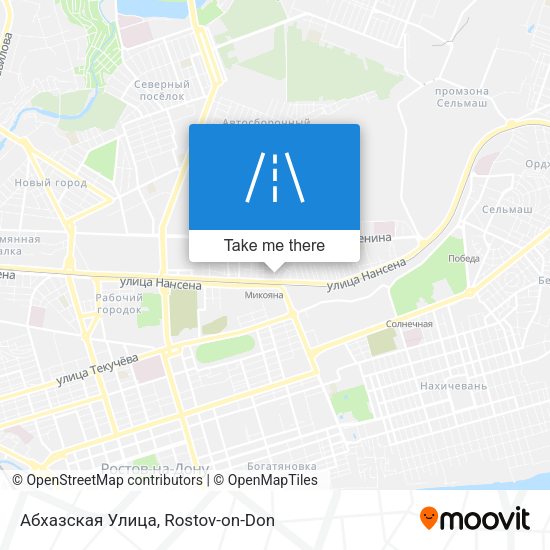 Абхазская Улица map