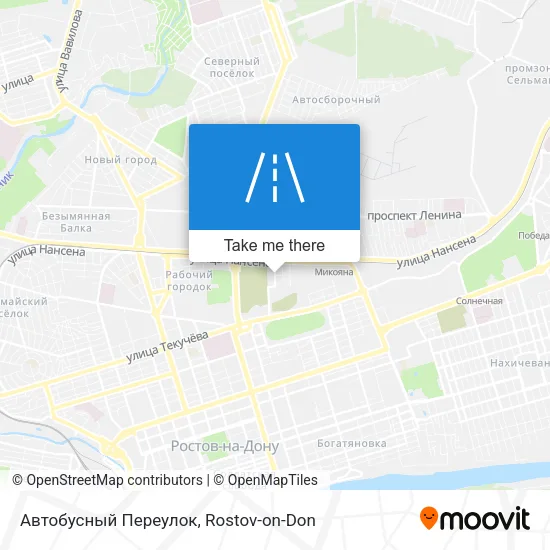 Автобусный Переулок map