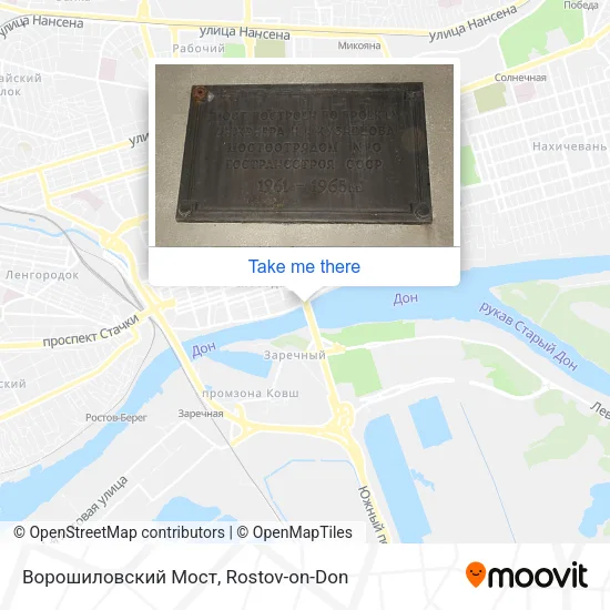 Ворошиловский Мост map