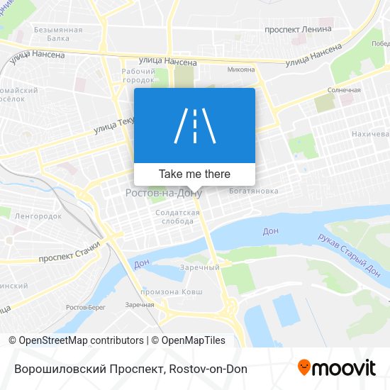 Ворошиловский Проспект map