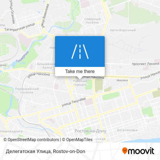 Делегатская Улица map