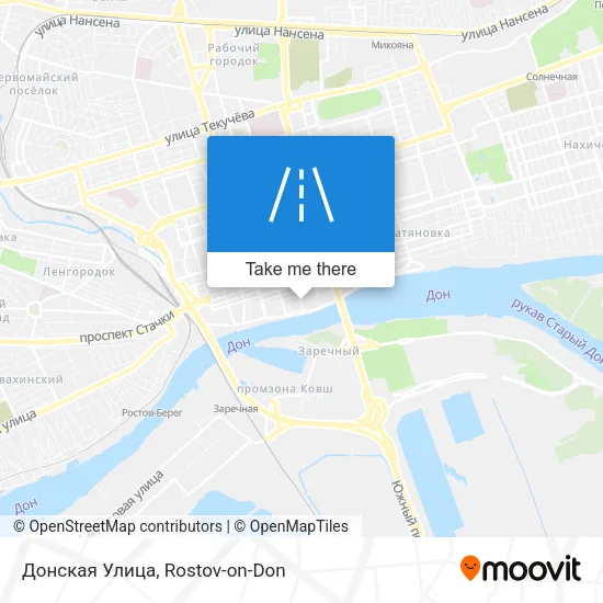 Донская Улица map
