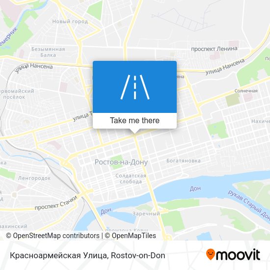 Красноармейская Улица map