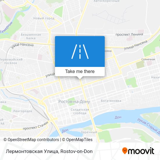 Лермонтовская Улица map