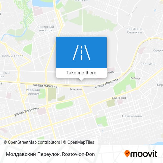 Молдавский Переулок map