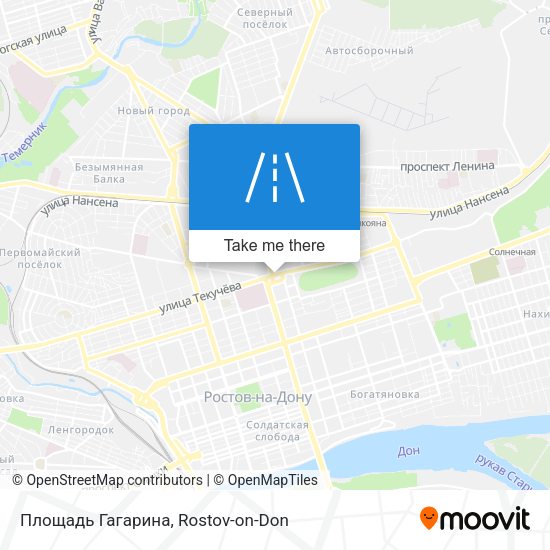 Площадь Гагарина map