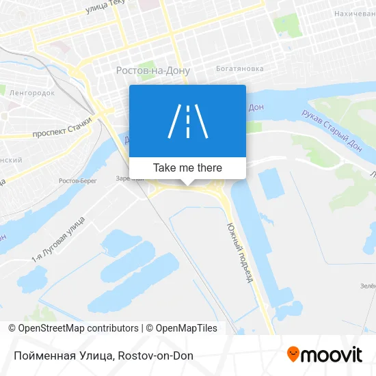 Пойменная Улица map