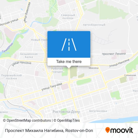 Проспект Михаила Нагибина map