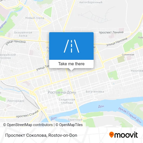 Проспект Соколова map