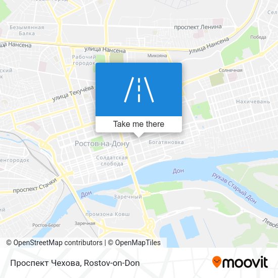Проспект Чехова map