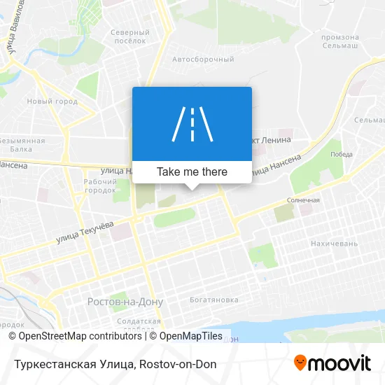 Туркестанская Улица map