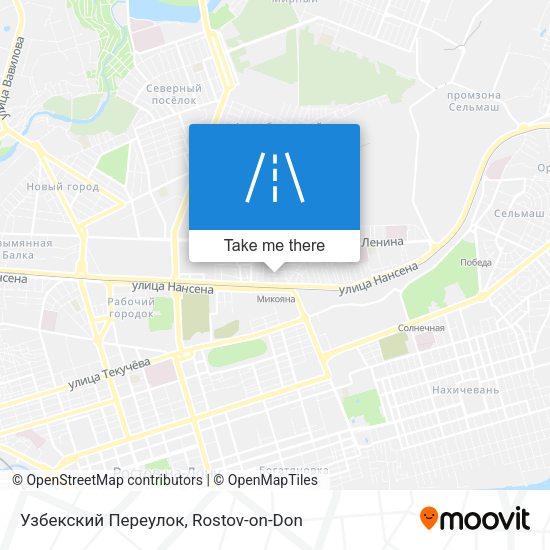 Узбекский Переулок map
