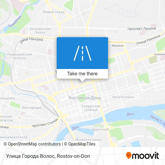Улица Города Волос map