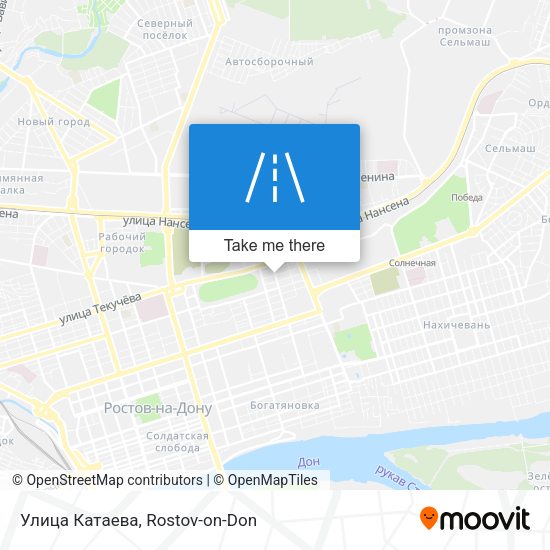 Улица Катаева map